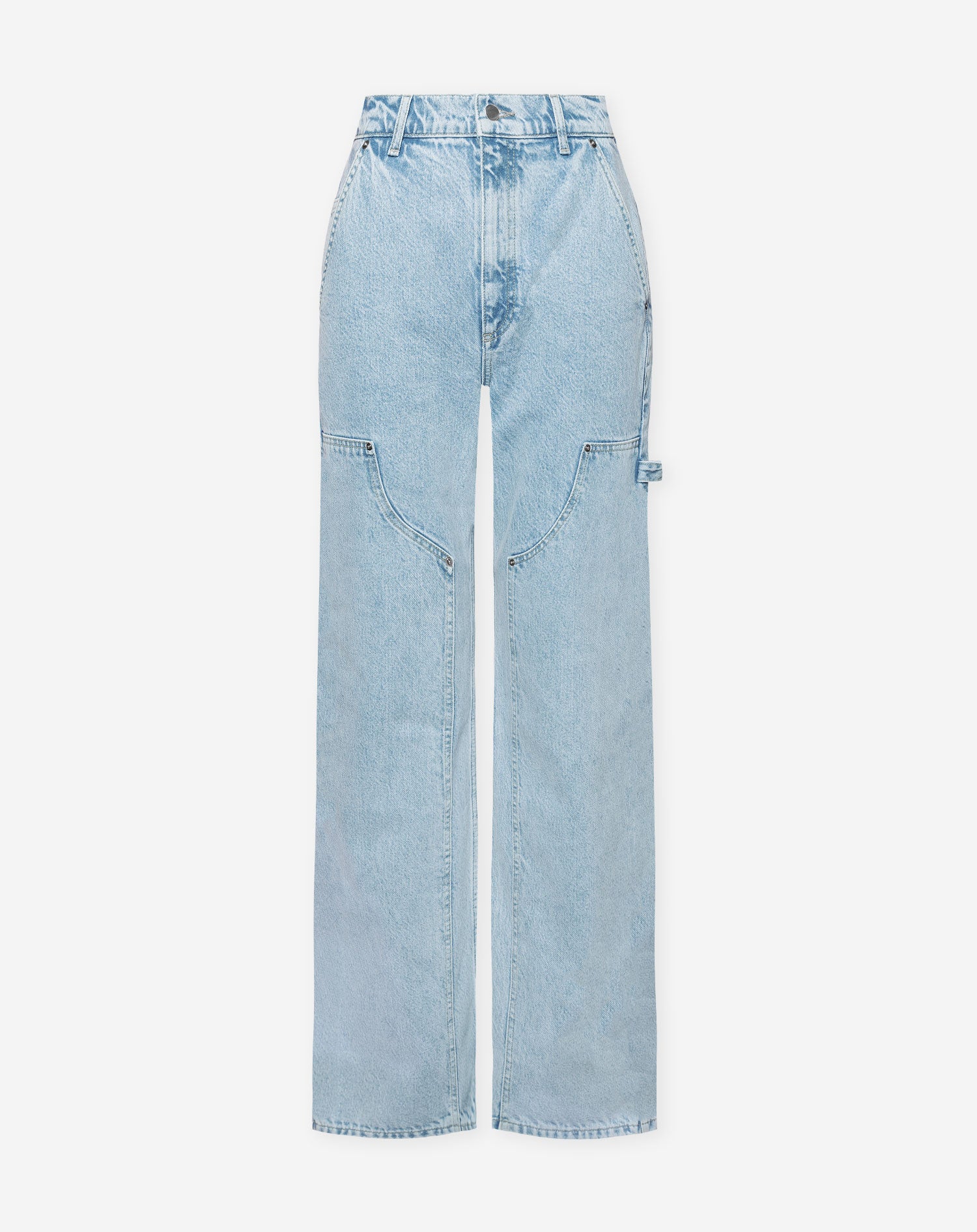 ROSIE JEANS MIT GERADE BEIN HELLBLAU