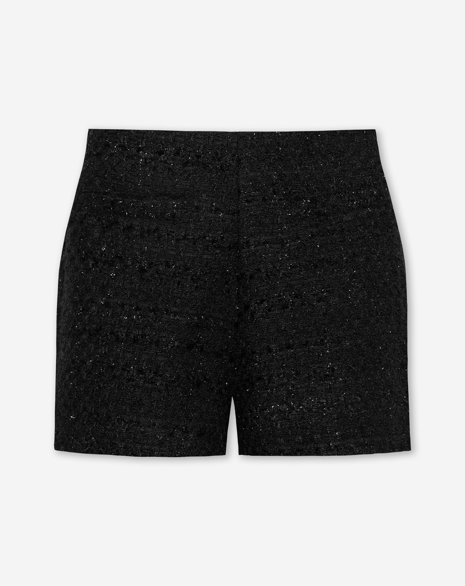 BOUCLE LUREX SHORTS BLACK