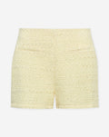BOUCLE LUREX SHORTS BUTTER YELLOW