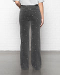 HEART BOOTCUT JEANS LIGHT GREY