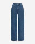 WIDE LEG JEANS OCEAAN BLAUW