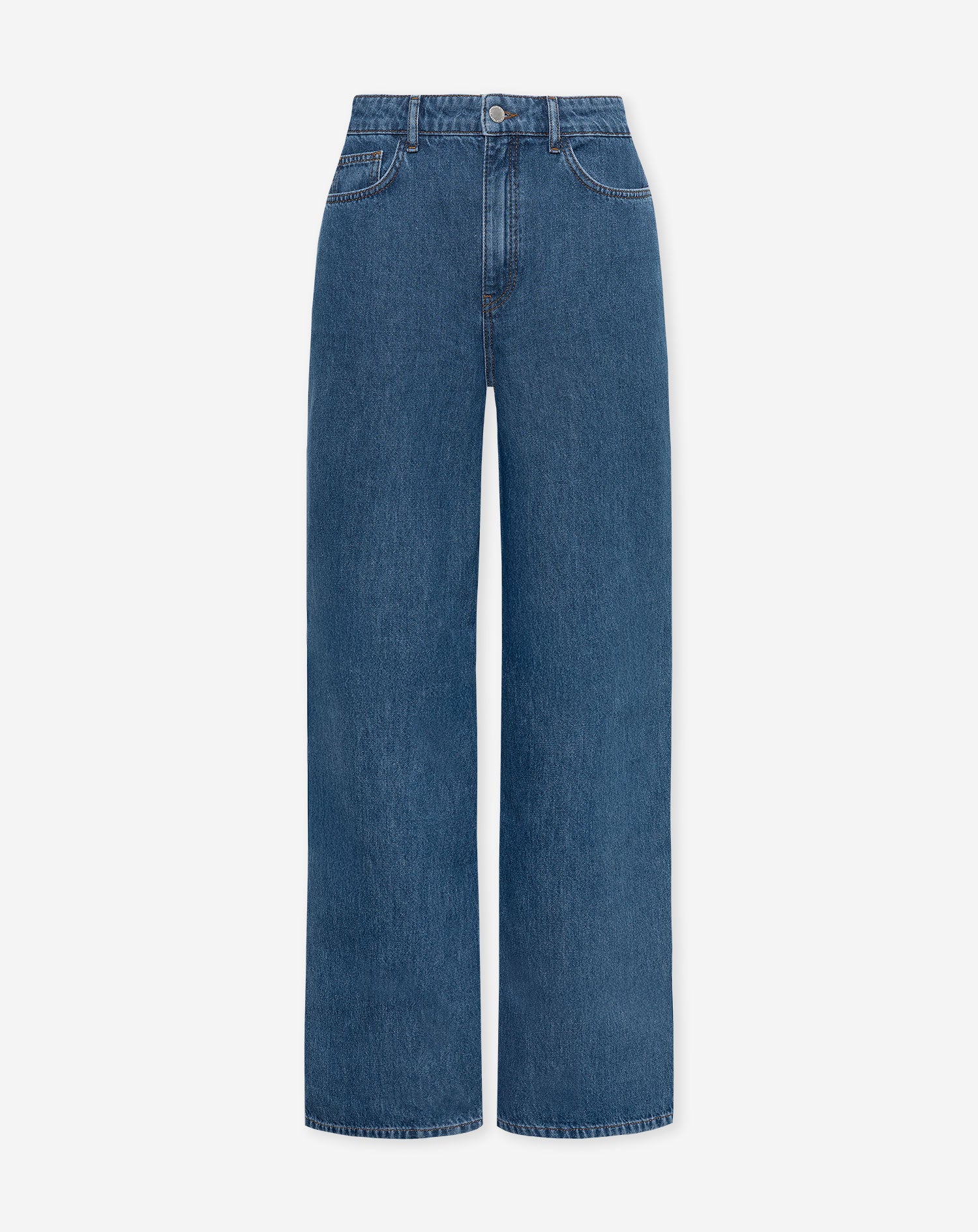 WIDE LEG JEANS OCEAN BLUE