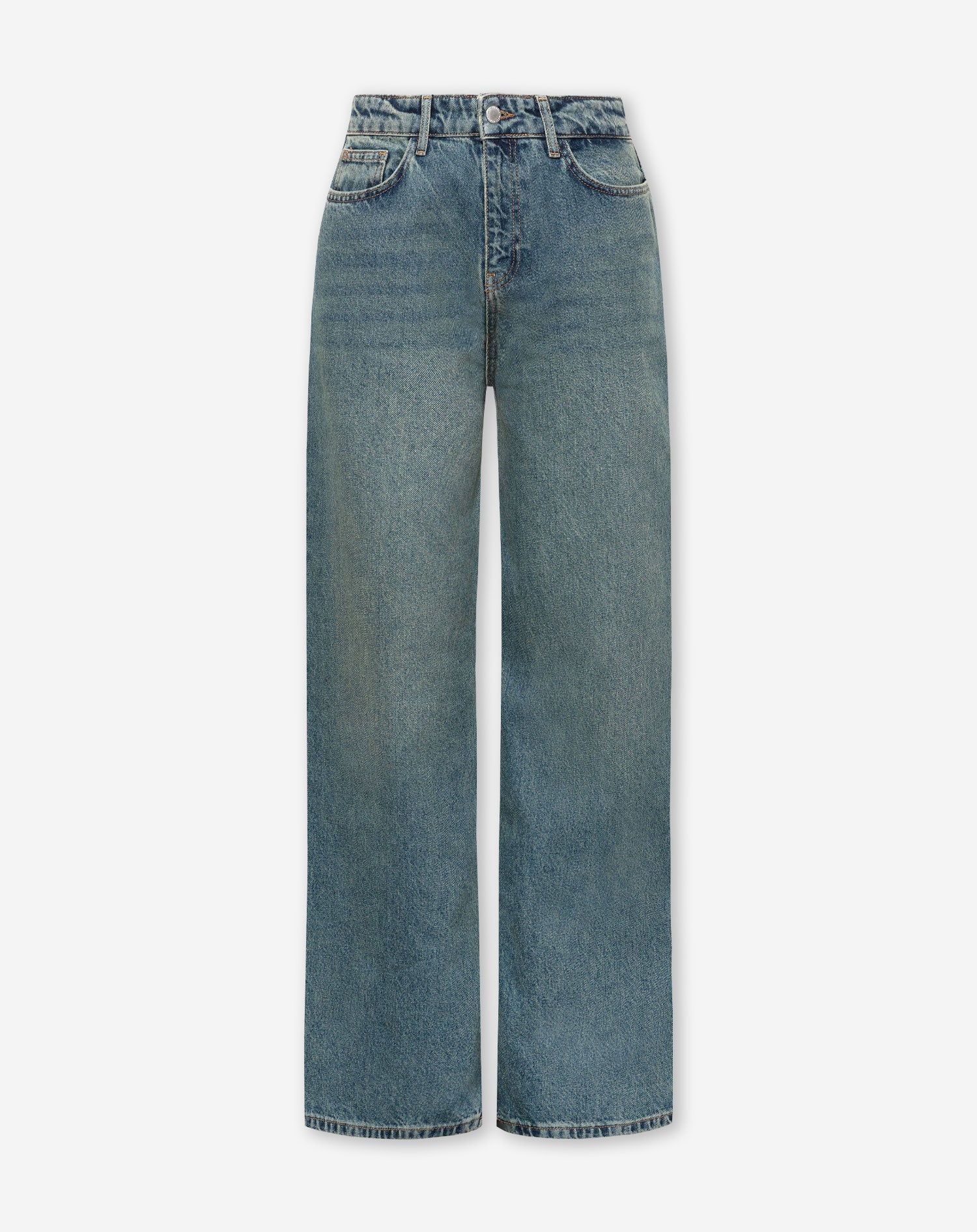 WIDE LEG JEANS TINTED BLUE