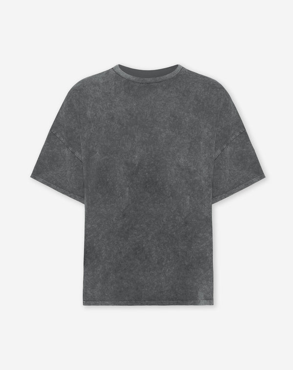 BASIC OVERSIZED TEE ACID GRIJS