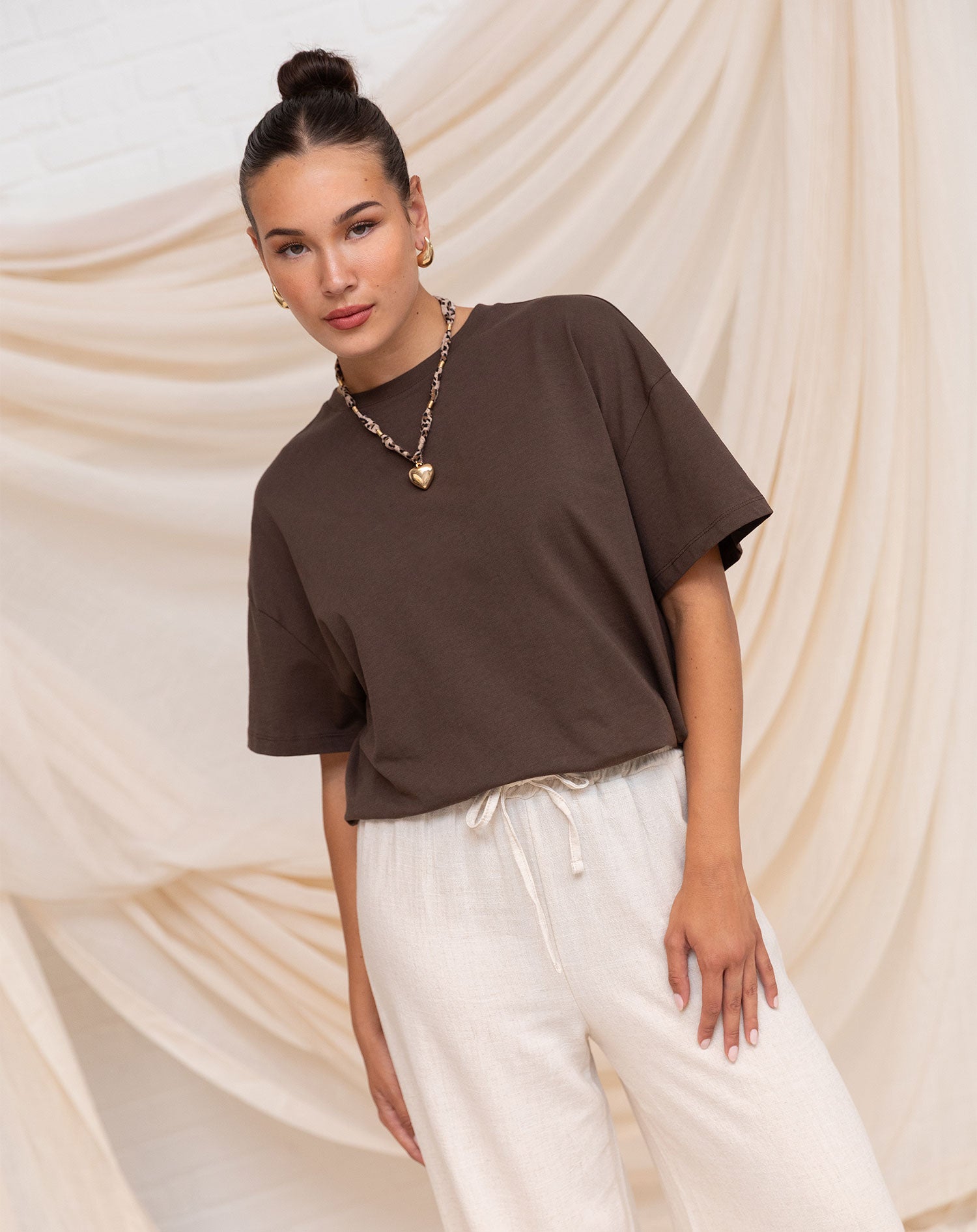 BASIC OVERSIZED TEE BRUIN