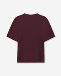 BASIC OVERSIZED TEE DONKER BURGUNDY
