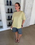 BASIC OVERSIZED TEE PISTACHE
