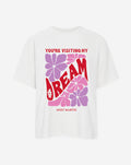 DREAM OVERSIZED TEE CRÈME