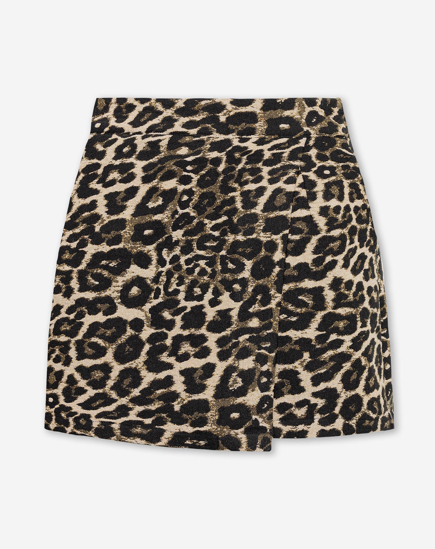 LEOPARD JACQUARD SKORT BEIGE