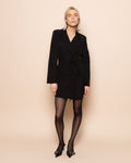 SADIE BLAZER DRESS ZWART