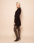 SADIE BLAZER DRESS BROWN
