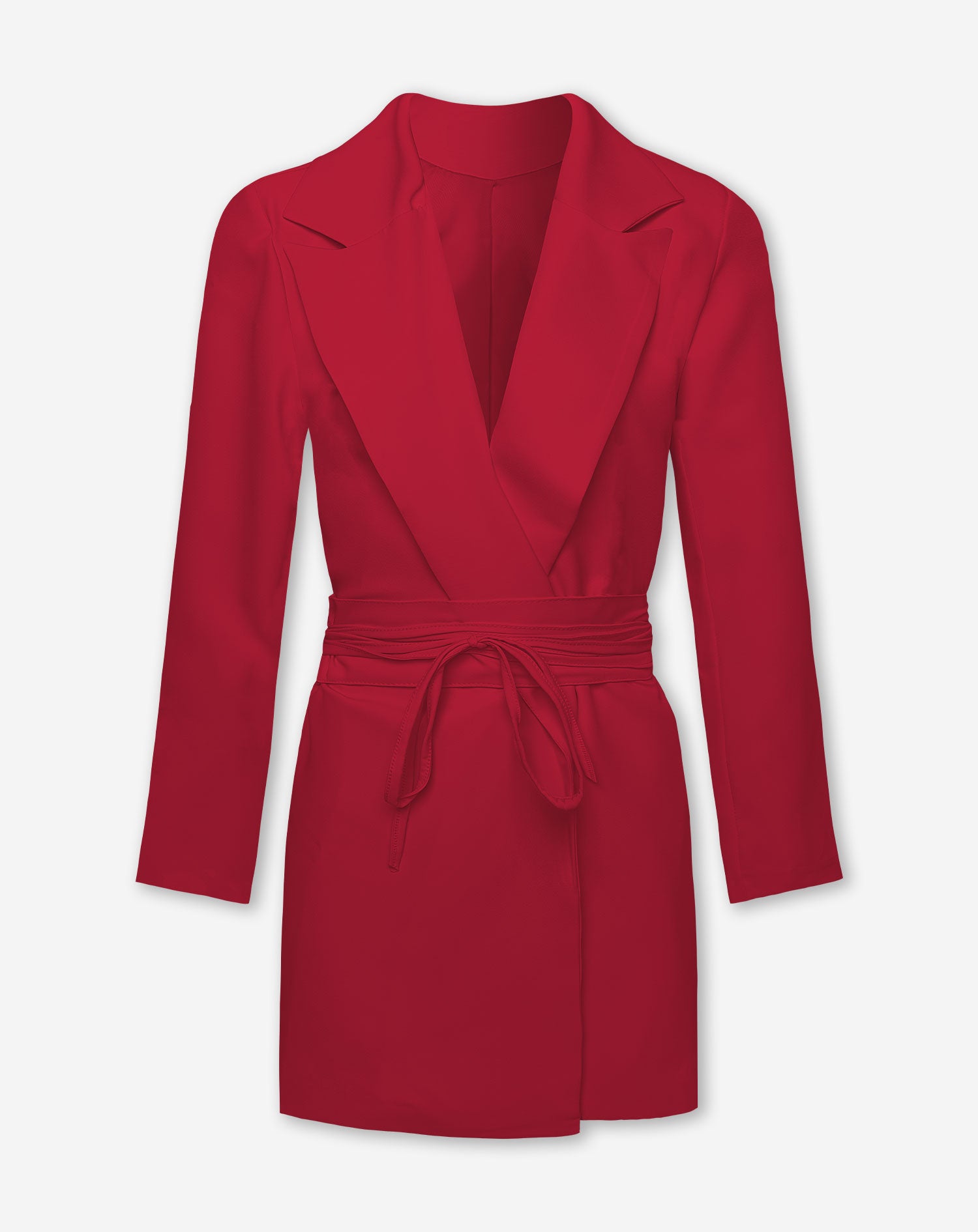 SADIE BLAZER DRESS BURGUNDY