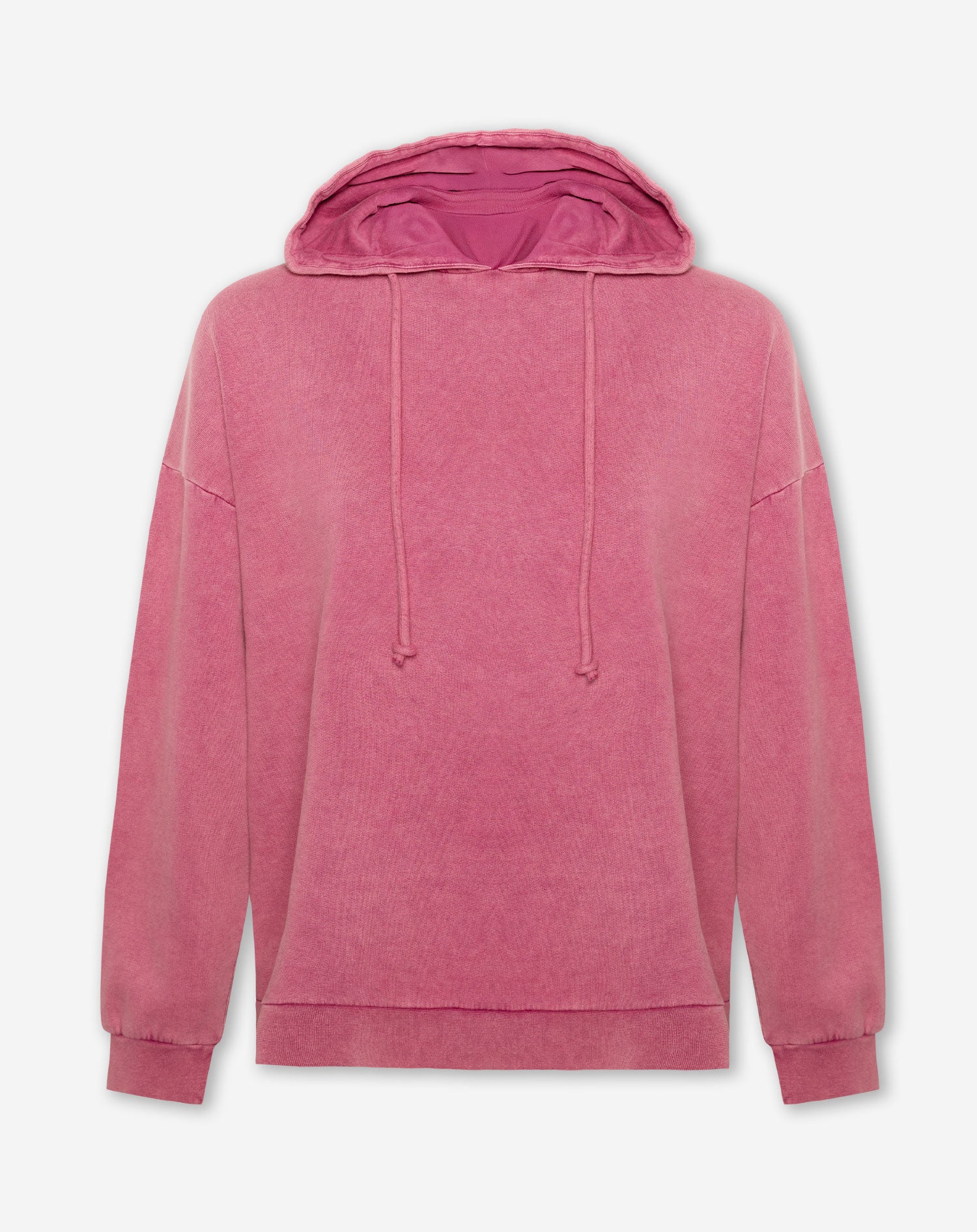 RIVA HOODED ACID SWEATER BURGUNDY