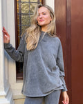 MW LONG SLEEVE TEE GREY
