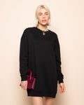 KESSIE SWEATER DRESS ZWART