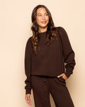 SCUBA PUFF SLEEVE SWEATER BRUIN