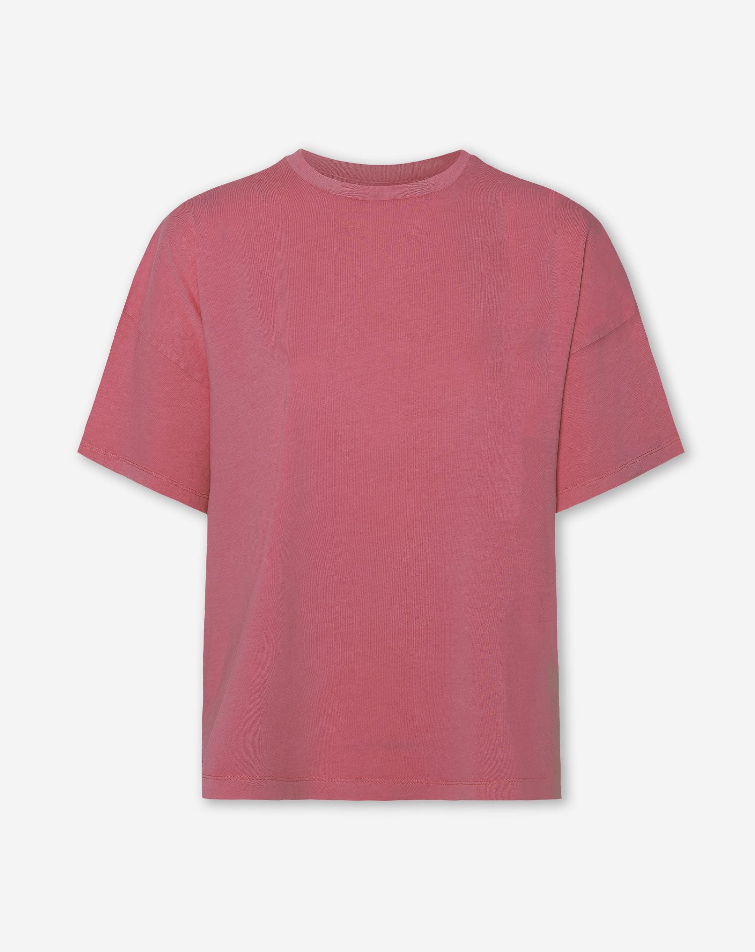 SOLID ACID OVERSIZED TEE CHERRY