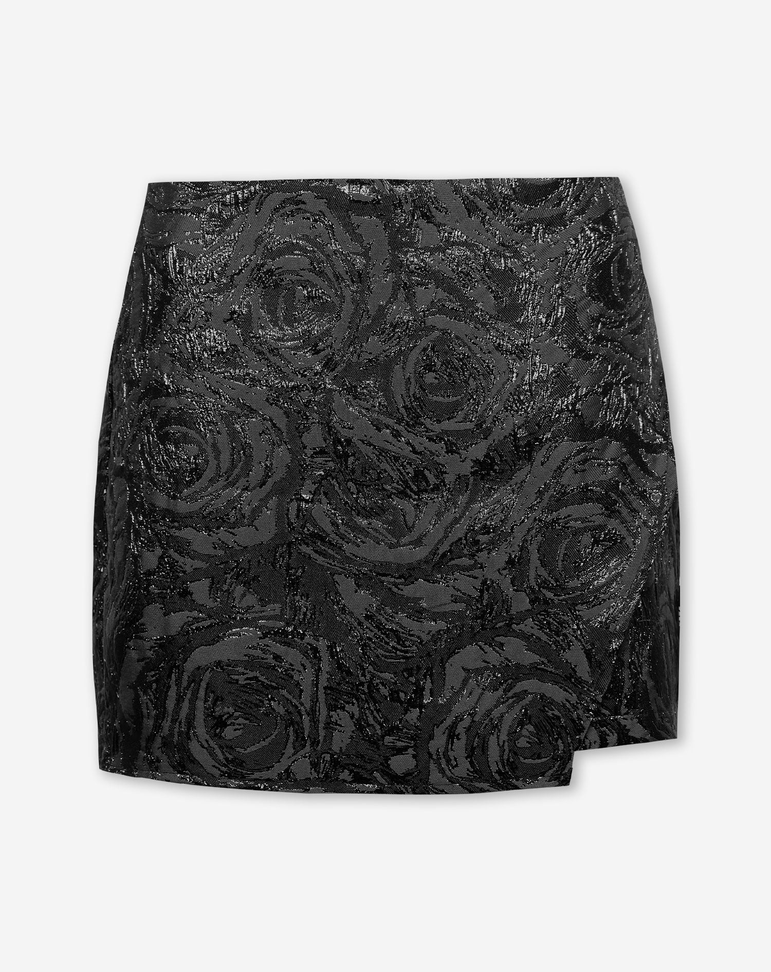 ROSE JACQUARD SKORT BLACK