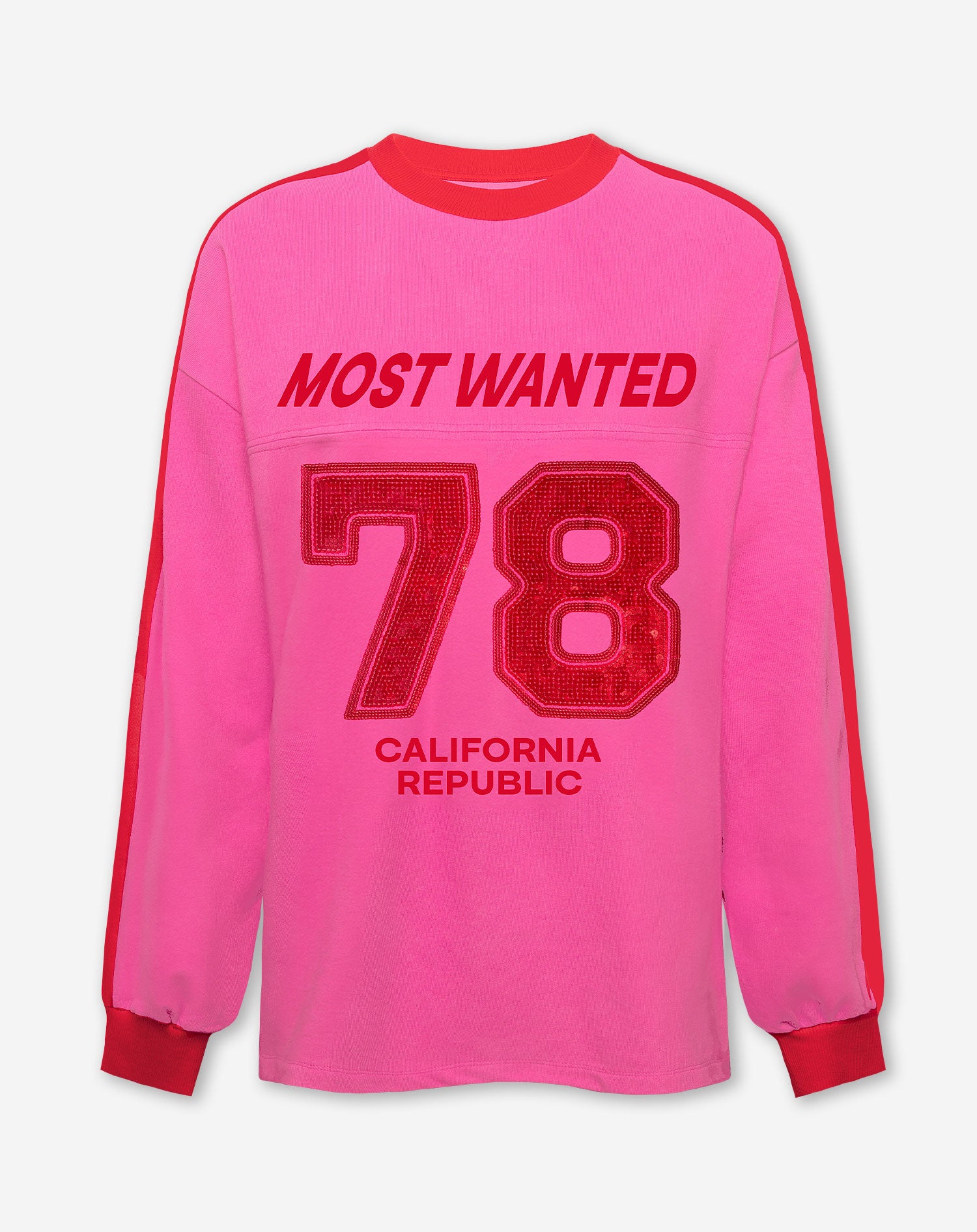 CALIFORNIA 78 SEQUIN SWEATER ROZE