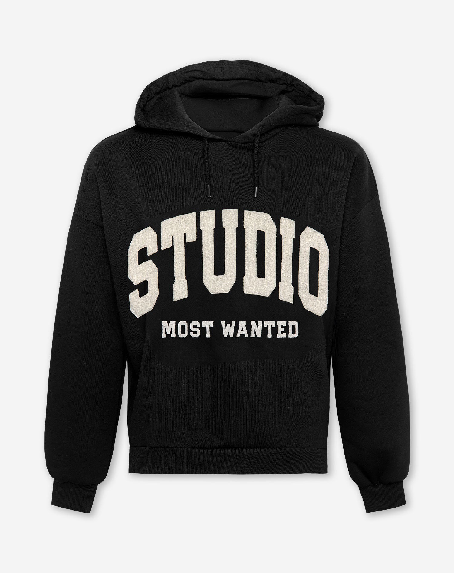 STUDIO MW HOODED SWEATER BLACK