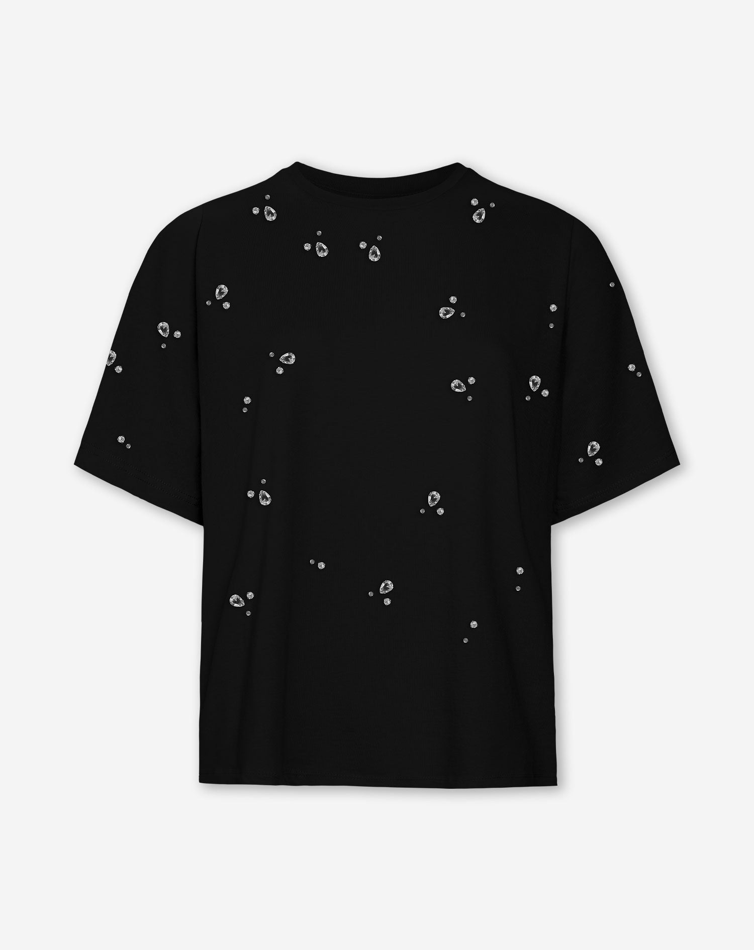 DIAMOND STONES OVERSIZED TEE BLACK