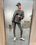 STELLA OVERSIZED SWEATER ACID GREY