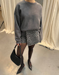 STELLA OVERSIZED SWEATER ACID GREY