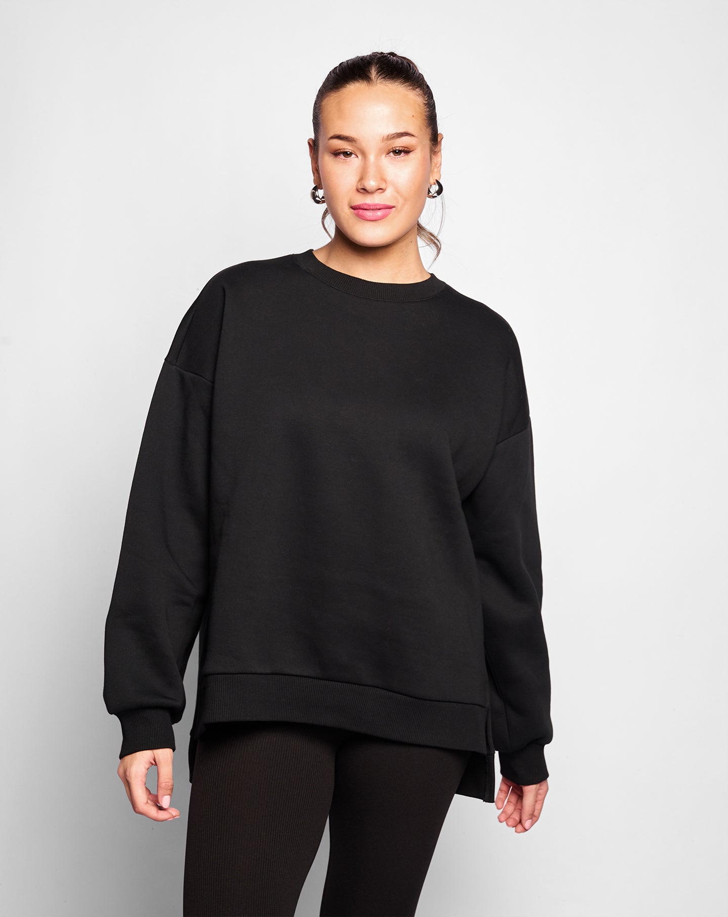 STELLA OVERSIZED SWEATER ZWART