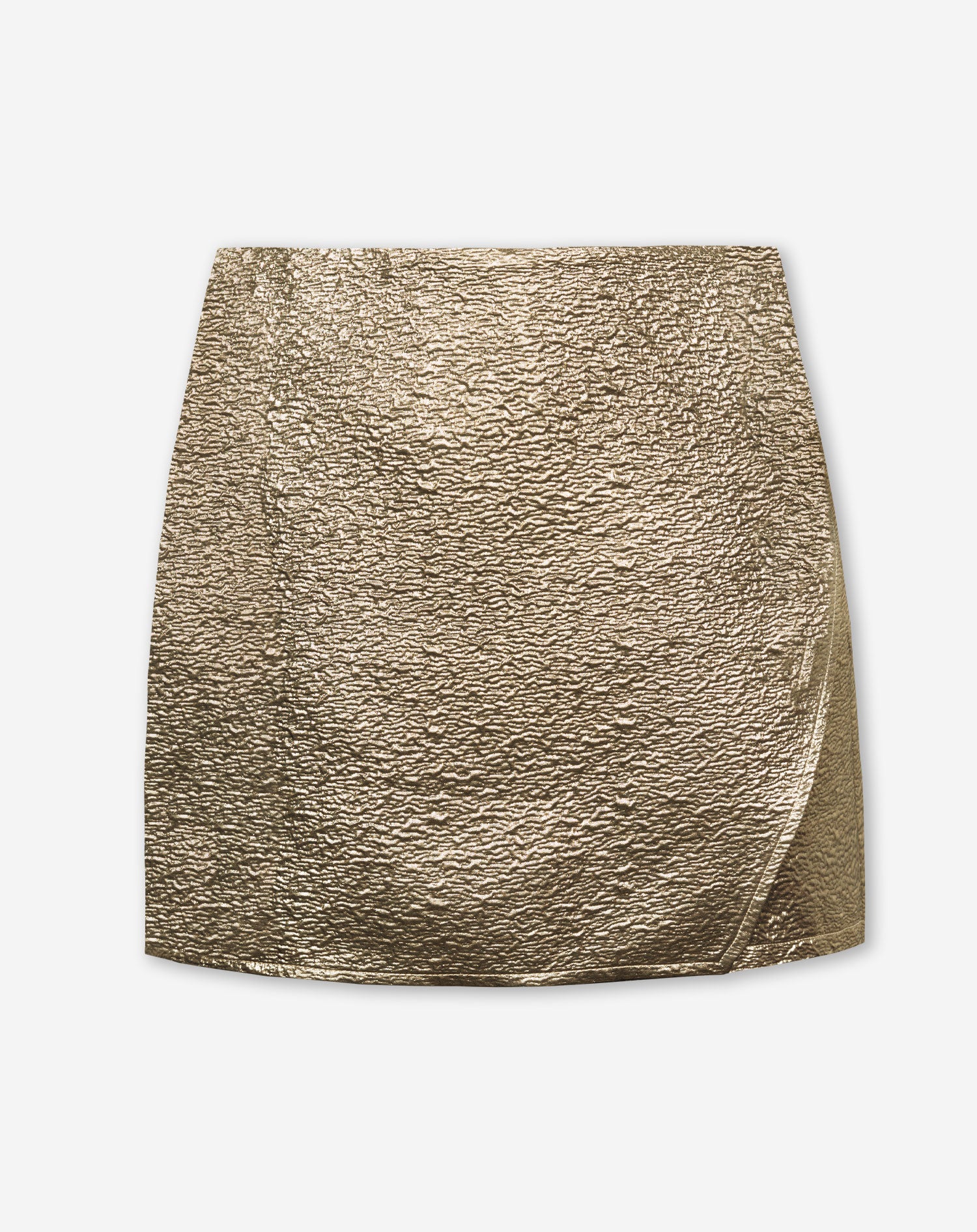 DONNA METALLIC SKORT GOLD