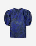 SENNA PUFF SLEEVE TOP MARINEBLAUW