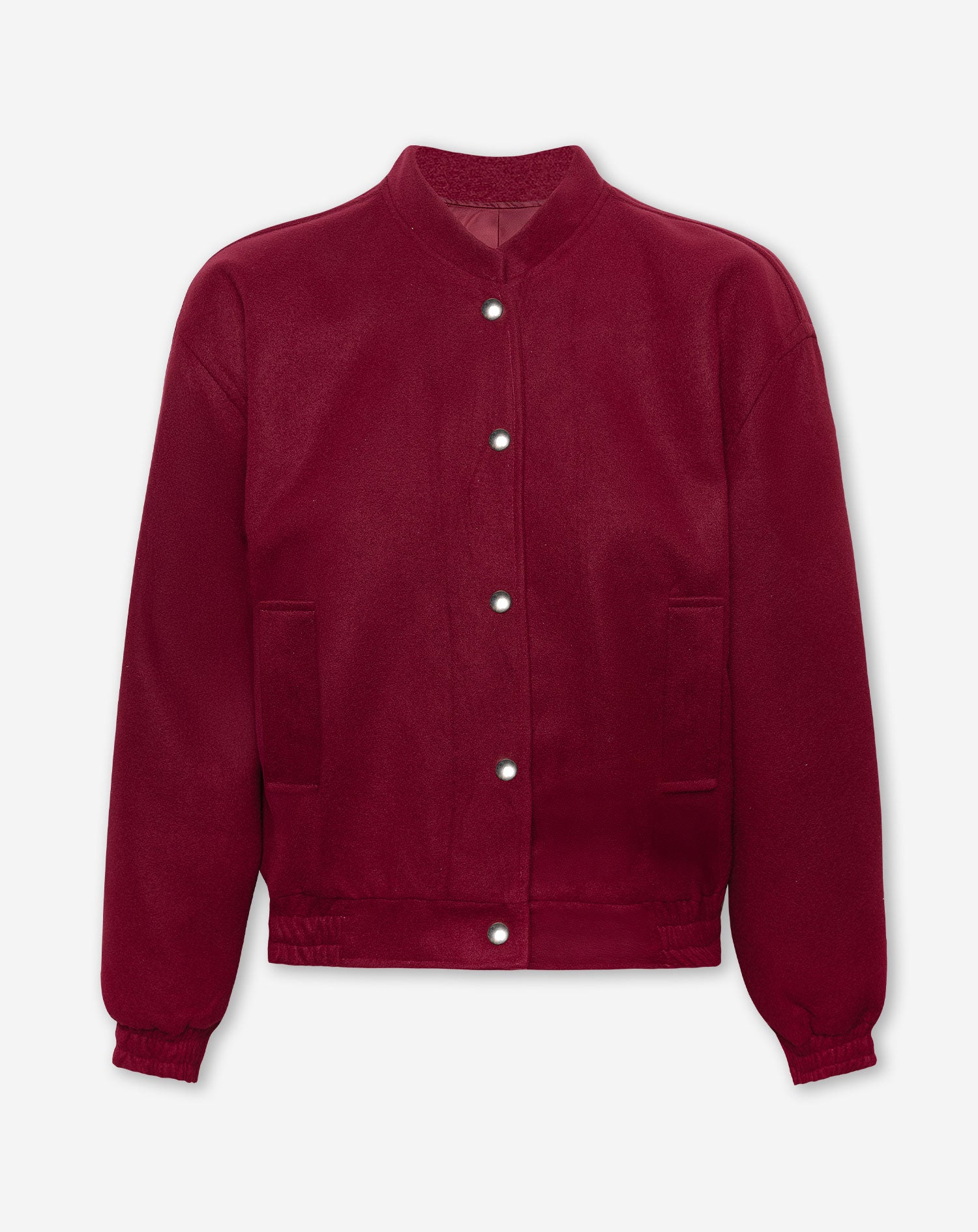 AMELIA BOMBER JACKET BURGUNDY