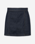 OLIVA DENIM SKIRT DARK BLUE