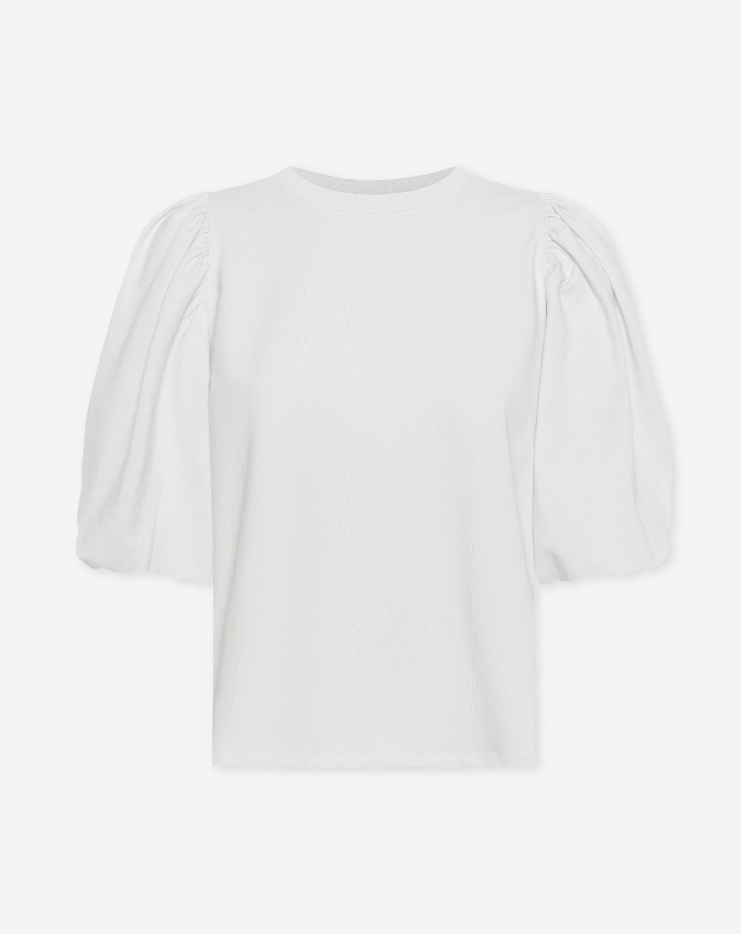 LOA PUFF SLEEVE SWEAT TOP CREAM