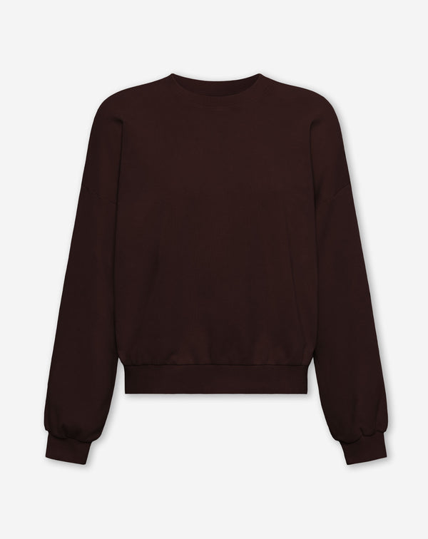 LOVE IS THE ANSWER SWEATER BROWN