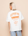 QUEEN OF LOVE OVERSIZED TEE CREAM