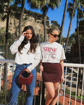 SHINE OVERSIZED TEE CRÈME