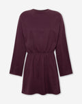 STEFFIE SWEATER DRESS DARK BURGUNDY