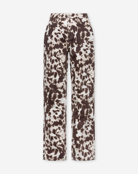 COW ALLOVER JEANS BRUIN