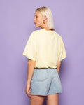 CROPPED BUBBLE HEM TEE BOTERGEEL