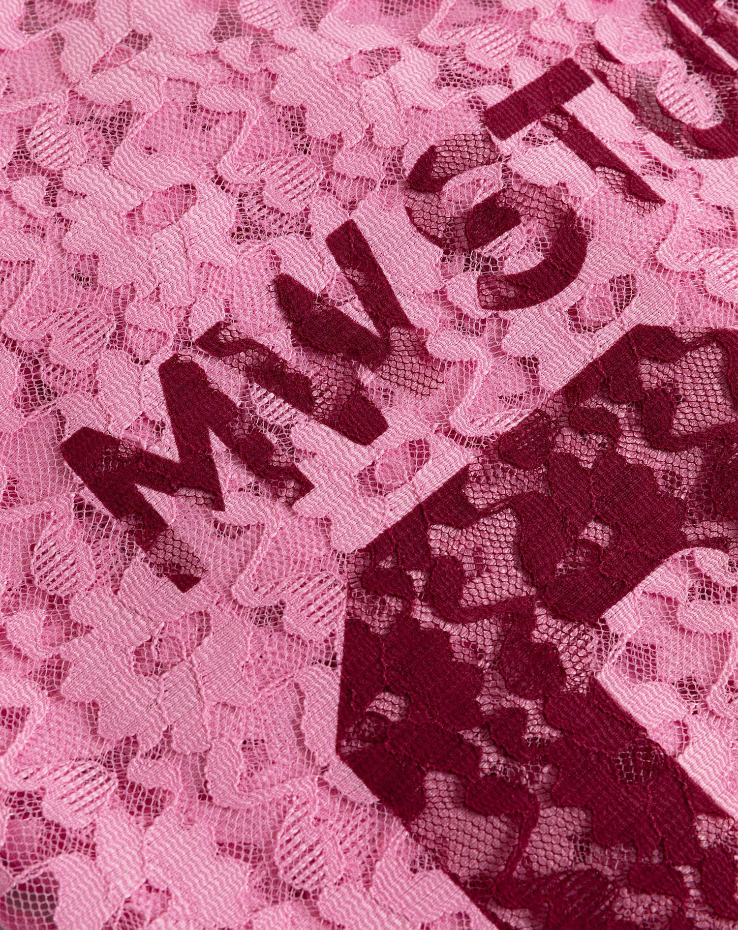 LACE STUDIO OVERSIZED TEE PINK