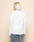 JANE WRAP BLOUSE CRÈME