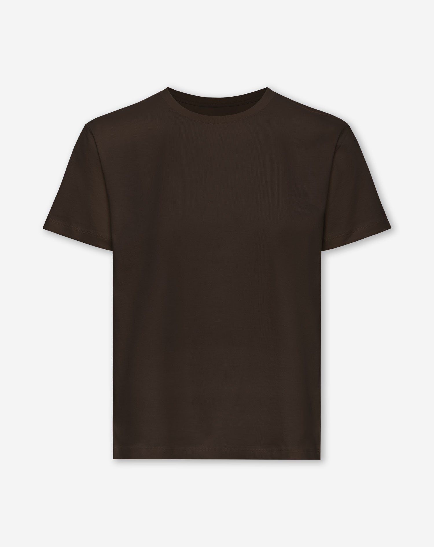 MILLENNIAL FITTED TEE DARK BROWN