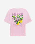 LEMONS OVERSIZED TEE ROZE
