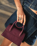 JOLIE FLAP BAG BURGUNDY