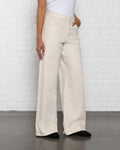 COMFORT WIDE LEG JEANS CRÈME