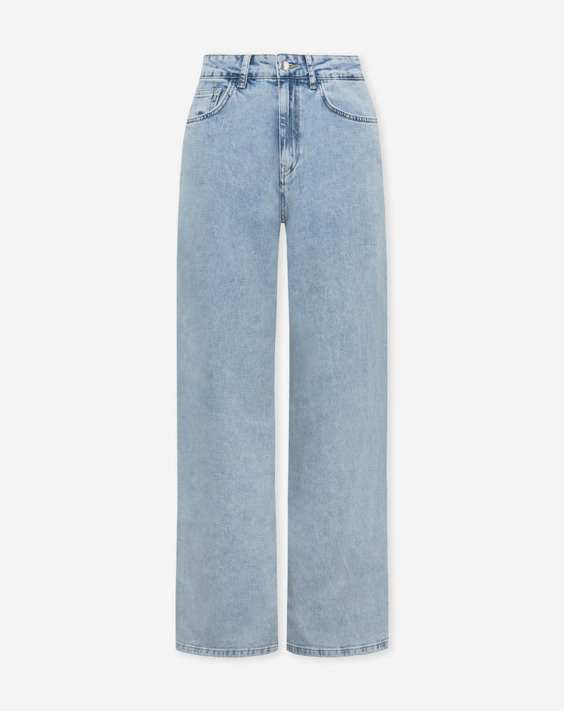 COMFORT WIDE LEG JEANS LIGHT BLUE