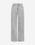 COMFORT WIDE LEG JEANS LIGHT GREY