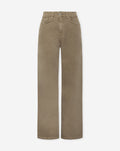 COMFORT WIDE LEG JEANS LIGHT OLIVE