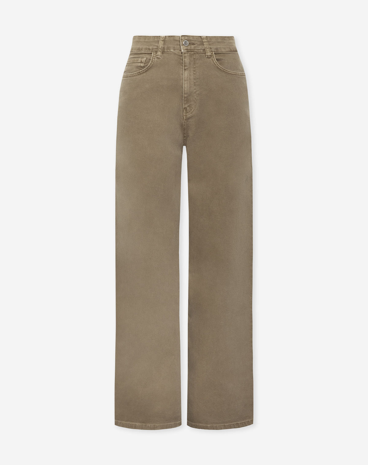COMFORT WIDE LEG JEANS LIGHT OLIVE