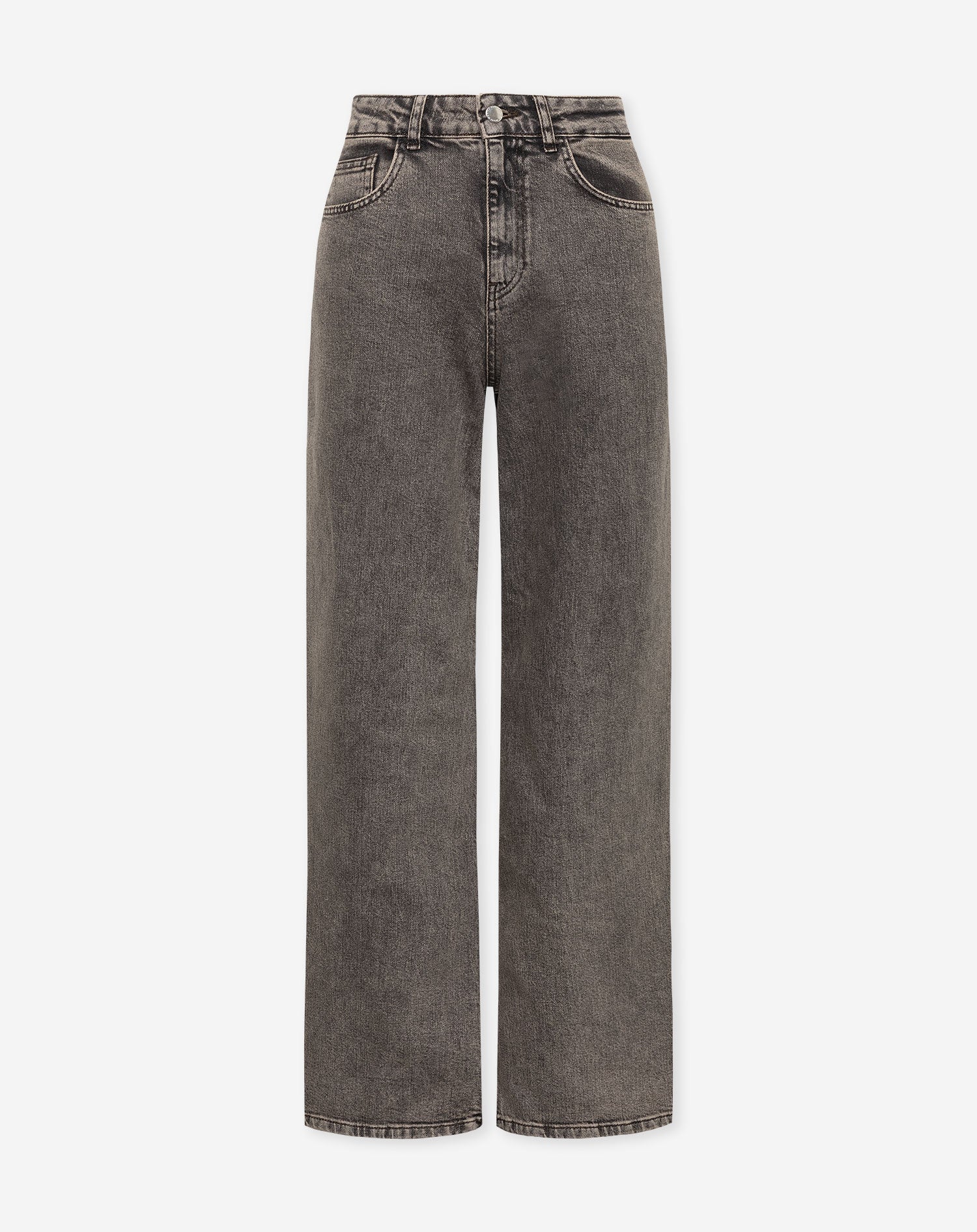 COMFORT WIDE LEG JEANS TINTED GRIJS